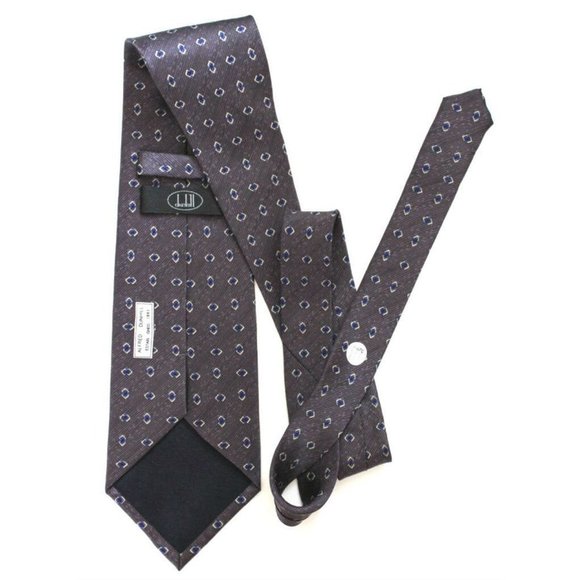 ALFRED DUNHILL Suit LUXURY TIE  pattern MADE IN ITALY - Picture 1 of 1